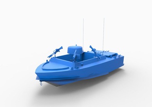 schlachtschiff mod4 3d drucken modell automobil 3dexport iowa klasse nuklear wwii marine schiff boot rakete fregatte us krieg meer zerstörer ww2 3d print model - Mito3D