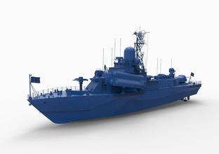 battleship mod5 3d print model in automotive 3dexport iowa class nuclear wwii navy ship boat missile frigate us war sea destroyer ww2 vessel naval 3d print model - Mito3D