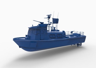battleship mod7 iowa class nuclear wwii navy ship boat missile frigate us war sea weapon destroyer ww2 vessel naval 3d print model - Mito3D