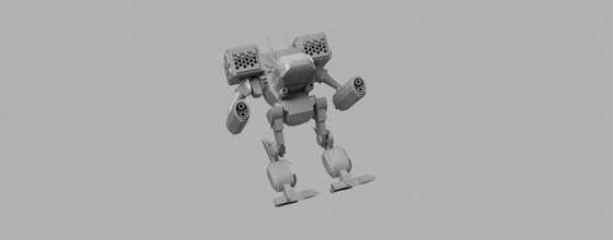battletech enojado gato 3d impresión modelo in juguetes 3dexport mechwarrior robot cyborg tecnología futurista futuro cibernético mecánico malo androide electrónica guerra juegos 3d print model - Mito3D