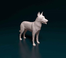 baumeron chien animal imprimable stl obj 3d print model - Mito3D