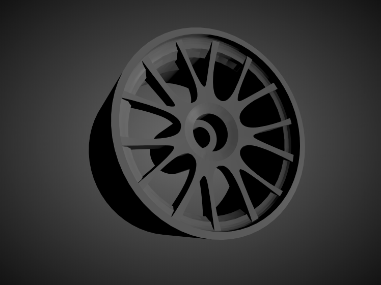 bbs ch-r rims brakes tires hot wheels hotwheels matchbox majorette tomica kyosho diecast miniatures vehicles 1-64 3D print model - Mito3D