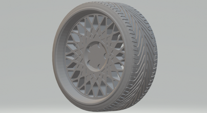 bbs rims german 3d print model in vehicle 3dexport wheels diecast hotwheels slotcar slot car hot tamya 3d print model - Mito3D