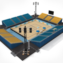 plaj voleybol stadyum 3d model in 3dexport arena oyun top alan saha hedef eşleşme spor lig fincan avrupalı futsal deniz sahil su yaz olimpiyatlar 3d print model - Mito3D