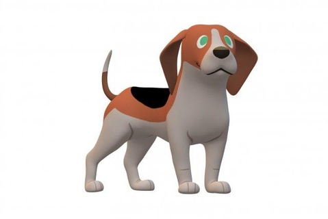 beagle cão pronto impressão animais canino fennec mamífero animal miniaturas estatuetas esculturas estátua procriar cachorro filhote fofa jardim zoológico 3dprint 3dmodel pé 3d print model - Mito3D