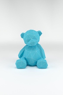 Urso resumo decoração polígonos brinquedo criativo arte Projeto exclusivo 3d print model - Mito3D