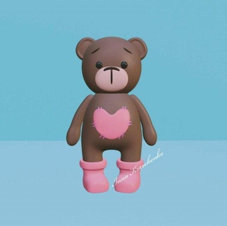 Urso estatueta v2 decoração escultura brinquedo personagem animal floresta pata 3d print model - Mito3D