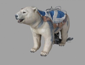 Urso verão animal animais monstro 3d print model - Mito3D