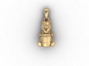 oso vinni pooh bebé de dibujos animados miel joya la joyería los niños matriz colgantes imprimible rhino escultura historia toon vinnie 3d print model - Mito3D