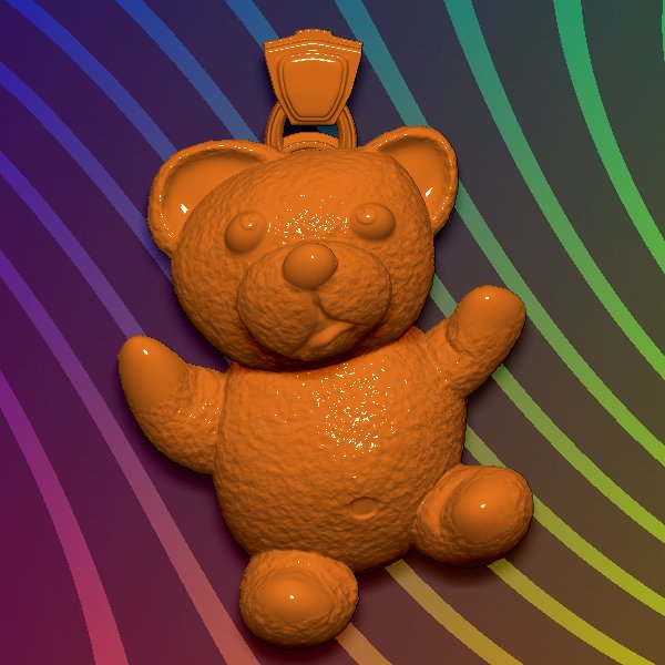 bearchen ayı takı çizgi roman karakter hayvan çocuklar dekor sanat 3D print model - Mito3D