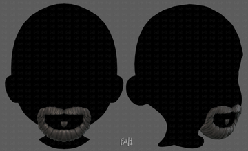 Bart v18 3d Karikatur Charakter Kind männlich Junge Haar Kopf Modell Frisur Haare Perücke Perücken Kleidung 3d print model - Mito3D
