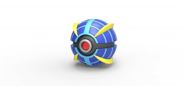 beast ball pokeball pokemon concept container anime toy print printable beastball 3d print model - Mito3D
