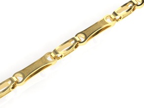 belle chaîne or bracelet 3d impression modèle in bracelets 3dexport bijoux imprimable argent goujat gemmes femelle femmes exclusif stl obj mode cnc haute polygonal 3d print model - Mito3D