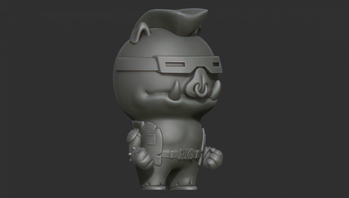 bebop mini 3d yazdır model in 3dexport rocksteady kaplumbağalar domuz tmnt ninja sanat oyuncak hayret çizgi roman heykel figürinler minyatürler 3dprint 3dprinting oyun 3d print model - Mito3D