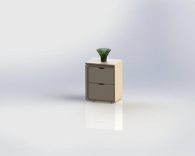 cama cajón mesa 3d impresión modelo in ingenieria 3dexport solido mueble interiores madera 3d print model - Mito3D