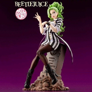 beetlejuice girl ready print figurines woman horror halloween cartoon stylized miniatures sculptures art figurine collectible betelgeuse 80s 3dprint printable 3d movies statue 3d print model - Mito3D