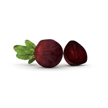 raíz remolacha comida crudo orgánico vegetal Fresco rojo saludable vegetariano maduro púrpura jugoso hoja naturaleza vitamina nutrición 3d print model - Mito3D