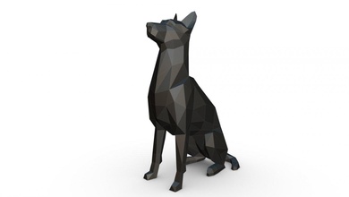 belçikalı malinois 3d yazdır model in hayvanlar 3dexport sanat hediye düşük poli 3dprint hayvan dekor heykelcik iç tasarım minyatürler heykel oyuncak karikatür kağıt işi japon katlama sanatı köpek 3d print model - Mito3D