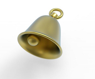 campana pendente ciondoli Natale moda bellissimo nozze gong bella gioiello ding juhannproduct 3d print model - Mito3D
