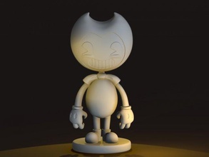 bendy 3d print model in figurines 3dexport bendyandtheinkmachine videogame figure toy collectible merchandising 3dprint 3d print model - Mito3D