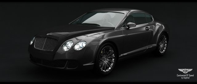 bentley kıta gt hız 2008 3d model in kraliyet arabalar 3dexport gtc coupe spor 2009 2010 2011 lüks ingiliz uk 3D print model - Mito3D