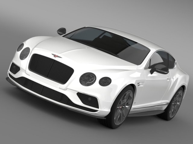 bentley kontinental gt v8 2015 3d modell königlich autos 3dexport wagen coupe tür uk großartig großbritannien auto automobil poly qualität 3D print model - Mito3D