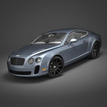 bentley continental ss 2010 3d modelo in royal coches 3dexport 2011 2012 británico coche vehiculo gt lujo turismo deporte supersport superdeportivos superior deportes uk 3d print model - Mito3D
