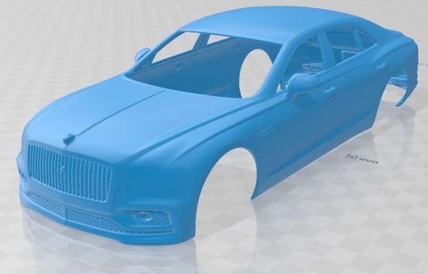 bentley vôo espora 2020 imprimível corpo carro 3d impressão modelo in automotivo 3dexport fenda escalextrico tamiya rc miniz passatempo micro diecast 3d print model - Mito3D