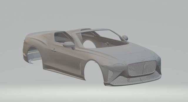 Bentley Mulliner Bacalar 2021 Druckguss slot car Slotcar Slot Wagen heiß heiße Reifen rc 3D print model - Mito3D