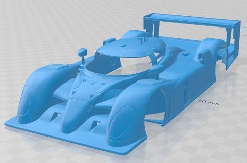 bentley speed 8 printable body car 3d print model automotive slot scalextric tamiya rc miniz hobby micro 3d print model - Mito3D