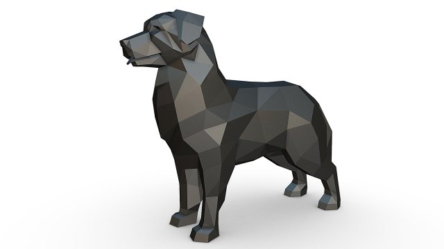 berger Avustralya 3dprinted 3dprinting Sanat hediye Yazdır düşük poli 3dprint hayvan dekor iç minyatürler heykel oyuncak köpek memeli köpekler çoban 3D print model - Mito3D