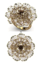 hermoso anillo ultra visión 3d impresión modelo in anillos 3dexport oro plata joyería joya 3d print model - Mito3D