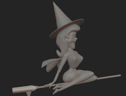 embrujado 60s mujer bewitched 60 s clásico feiticeira bruja serie tv 3d print model - Mito3D