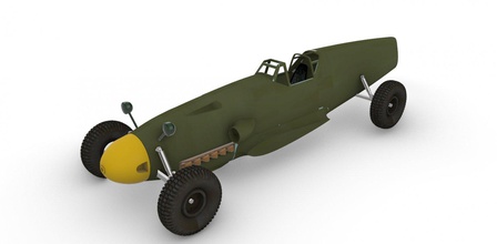 bf-109-voiture bf-109 voiture 3d print model - Mito3D