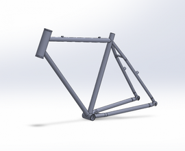 bicycle frame bike cycle 3d print model - Mito3D