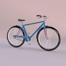 bicicleta 3d modelo in compactar carros 3dexport 3d print model - Mito3D