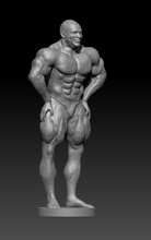 estrutura fisiculturista 3d impressão modelo in homem 3dexport muscular 3d print model - Mito3D