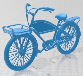 Fahrrad electra druckbar Automobil Hobby Mikro Rahmen Modell 3d print model - Mito3D
