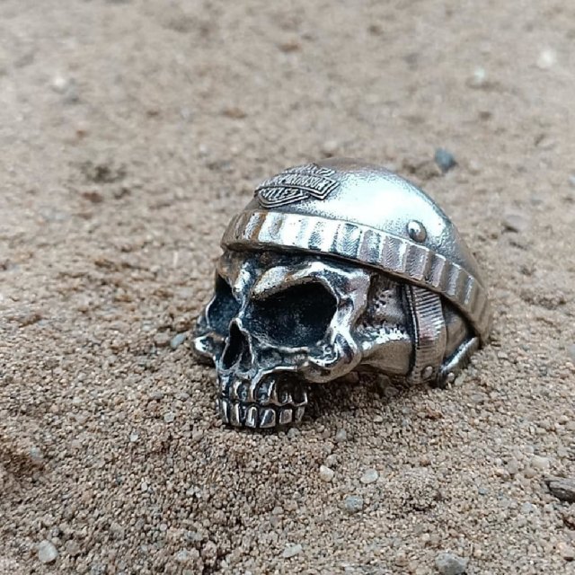 biker skull ring ring rin