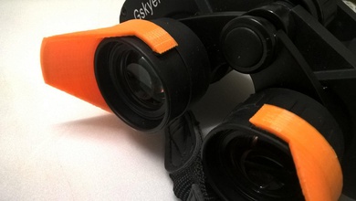 binóculo lente clipe de 4 cm binóculos astronomia a capa olho 3d print model - Mito3D