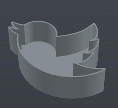 pájaro formar 3d impresión modelo in cocina comida 3dexport casa galleta 3d print model - Mito3D