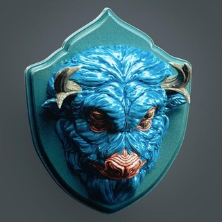 bison inspired wall demon head decor devil animal wild ornament halloween creature america 3d print model - Mito3D
