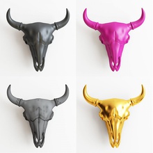 bizon kafatası dekor buffalo sanat bull bisonskull bullskull buffalotrophy bison 3d print model - Mito3D