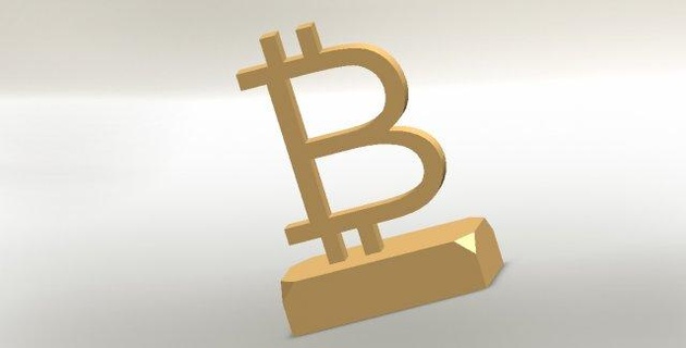 bitcoin bitcoin3dmodel bitcoinavailable decoration decorative decorate cryptocurrency crypto cryptocurrencies 3d print model - Mito3D