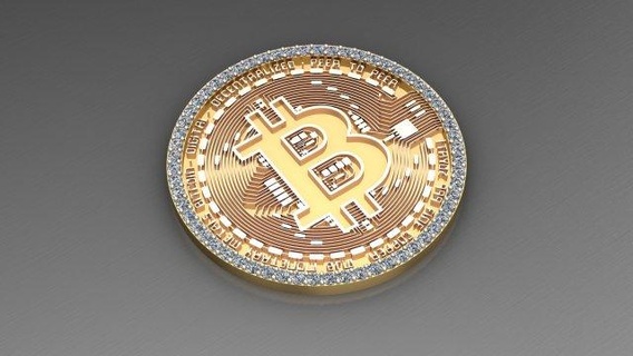 bitcoin kripto para birimi cad dosya yüzükler takı yüzük elmas mücevher 3dm obj stl baskı bilezik bileklik kolye küpe 3d print model - Mito3D