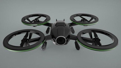 nero drone truccato 2020 stl iges sldprt pronto per gioco 3d print model - Mito3D