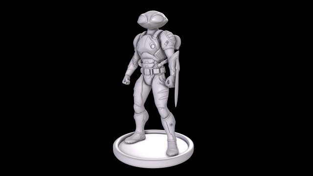 preto manta 3d impressão modelo in homem 3dexport aquaman dc comics herói super stl file sla fdm 3D print model - Mito3D