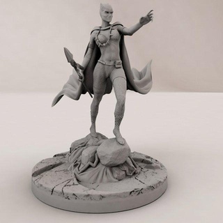 black panther woman blackpanther marvel avengers endgame infinitywar miniatures figurines sculpture statue superhero comics war 3d print model - Mito3D