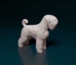 black russian terrier stl obj printable 3d print model - Mito3D