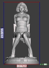 siyah dul in sandalye 3d yazdır model kadın 3dexport karadul karadulfilmi yenilmezler avengersendgame avengers infinity war scarlett johansson printable basılabilirler sexy women seksi girl 3d print model - Mito3D
